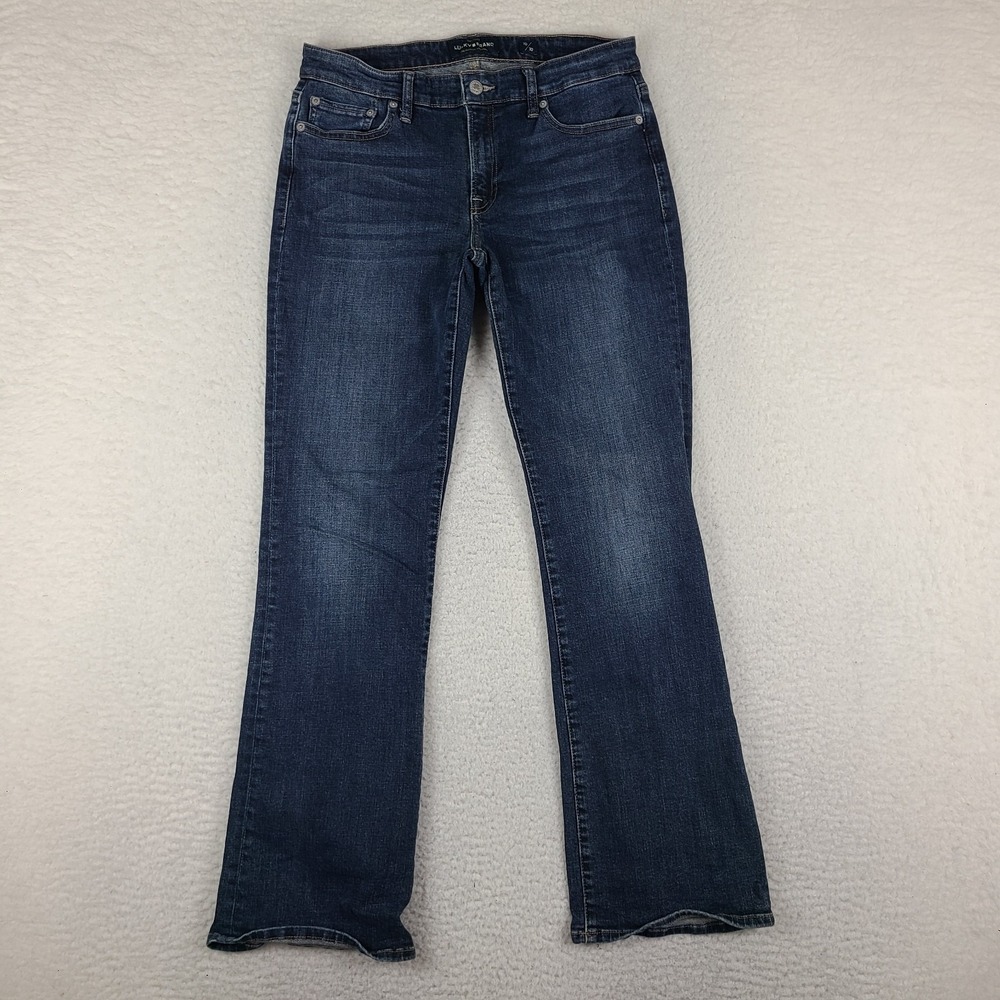 Lucky Brand Jeans Womens 10/30 Blue Sweet Boot Dark Wash Denim